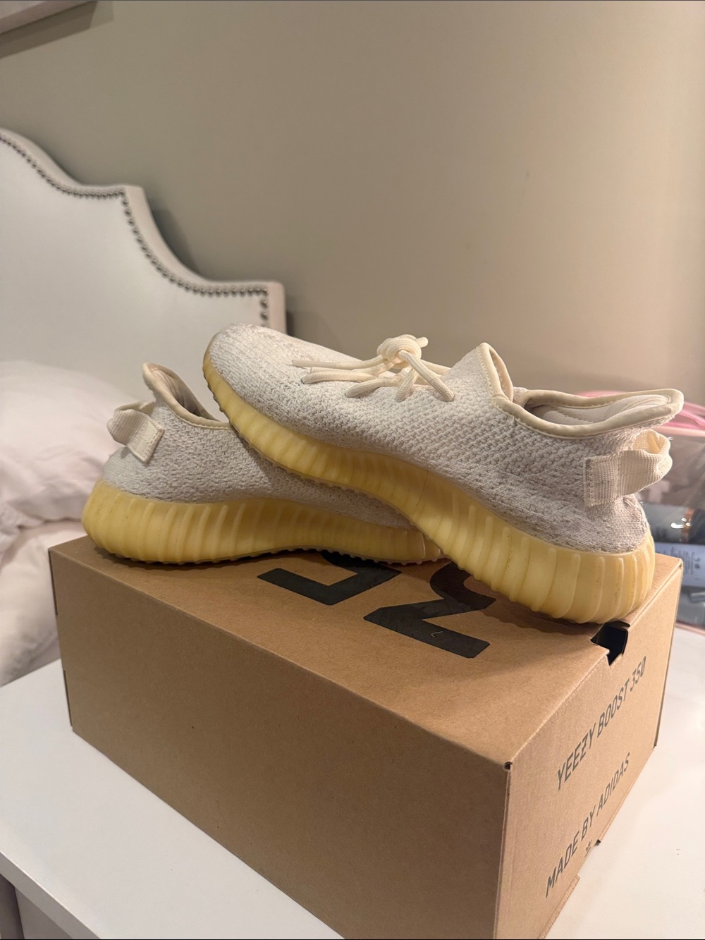 Yeezy 350 sneaker in white